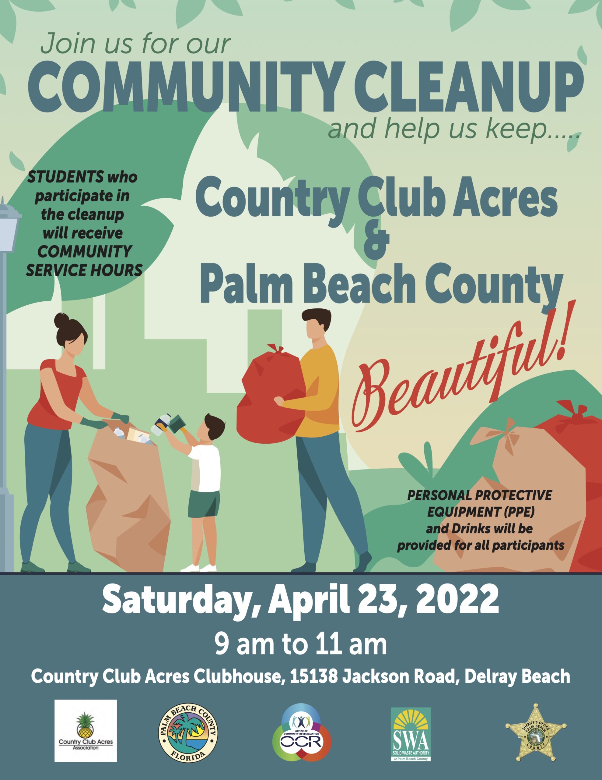 Country Club Acres Community CleanUp Event