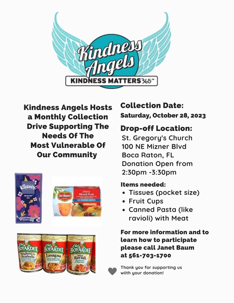 Kindness Angels Food and Essential Needs Drive