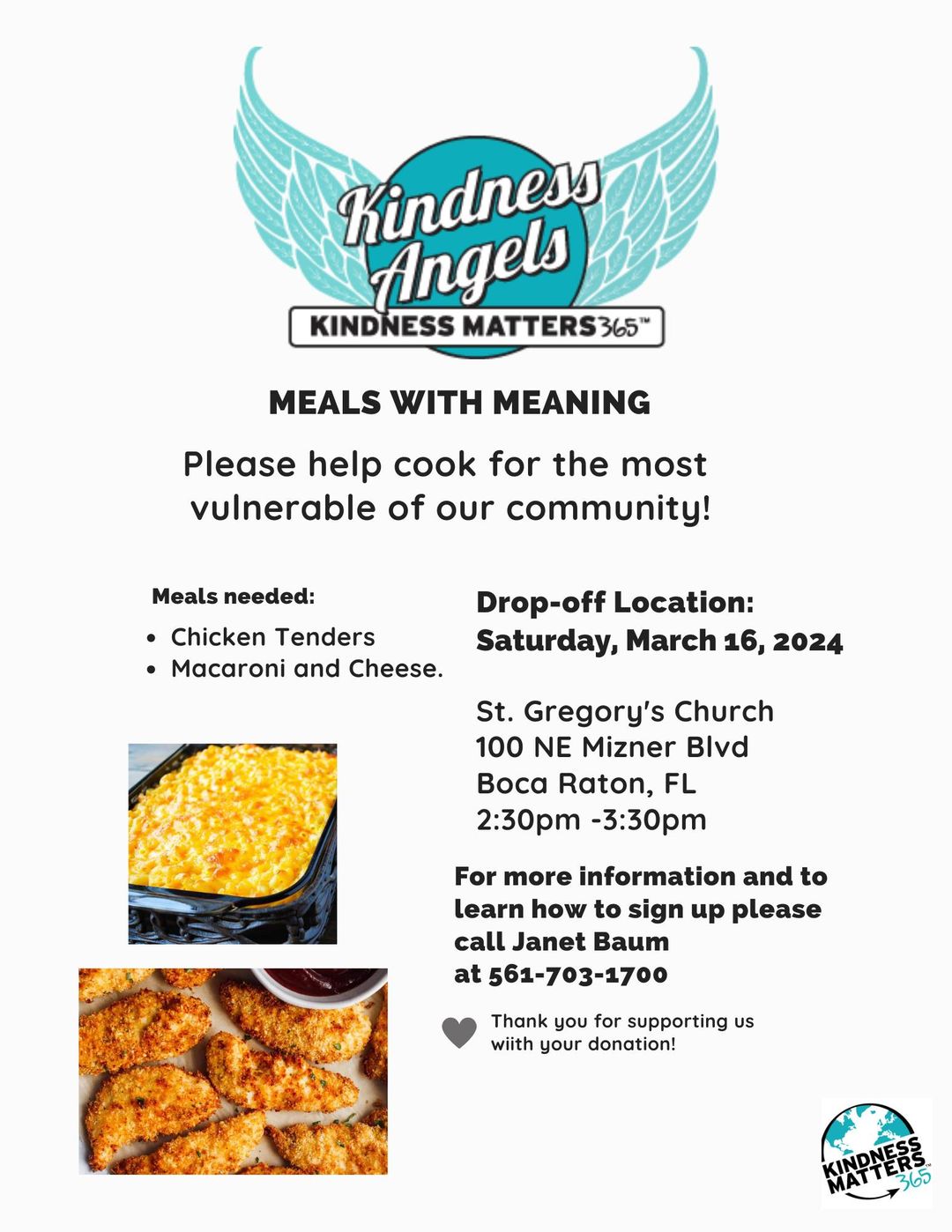 Kindness Angels Meals with Meaning